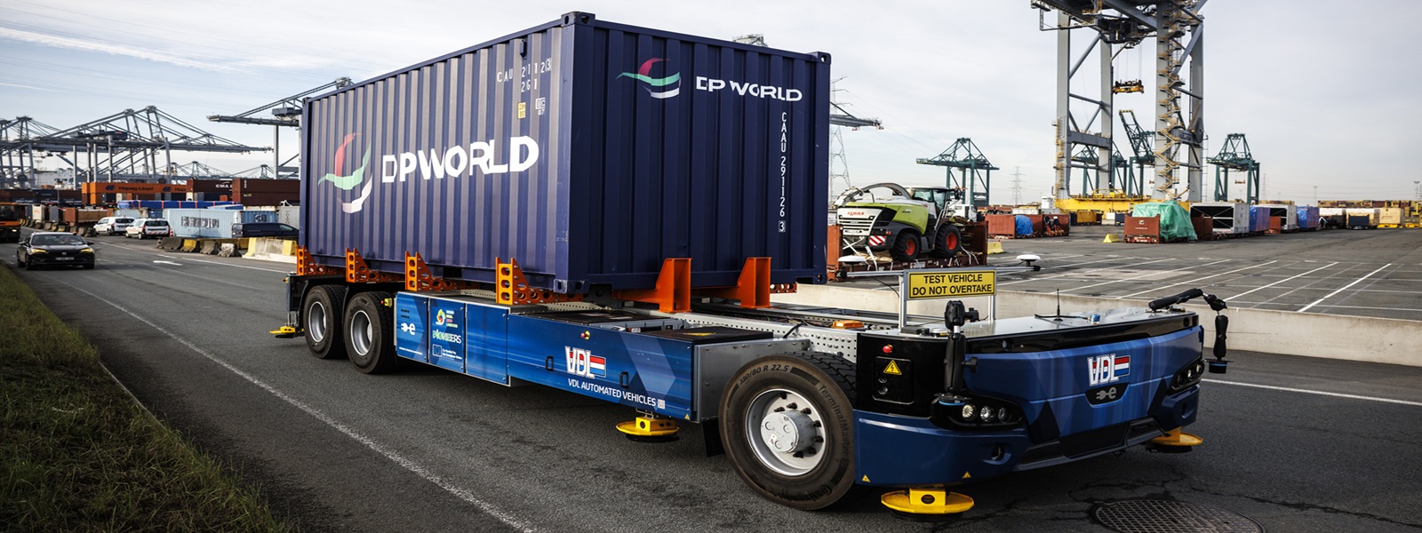 DP World Antwerp HOSTS SELF-DRIVING Vehicle TRIAL IN Live Terminal Operations