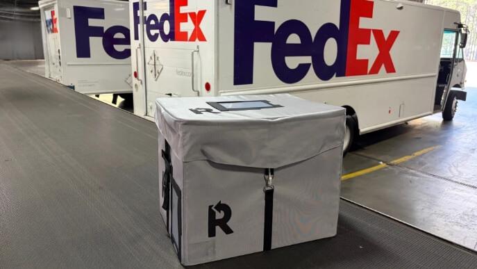 FedEx reusable packaging box